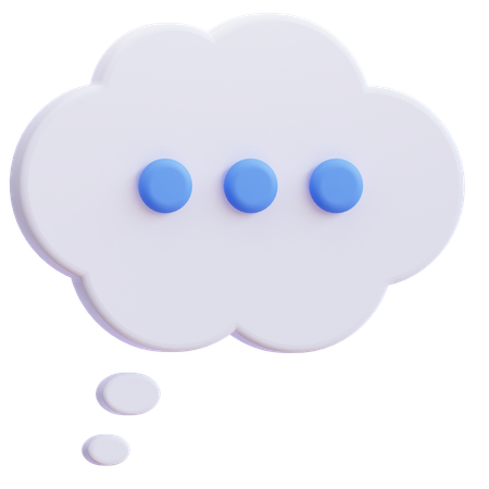 Chat bubble  3D Icon