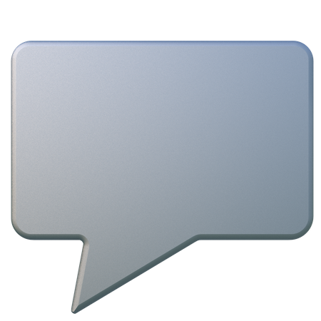 Chat Bubble  3D Icon