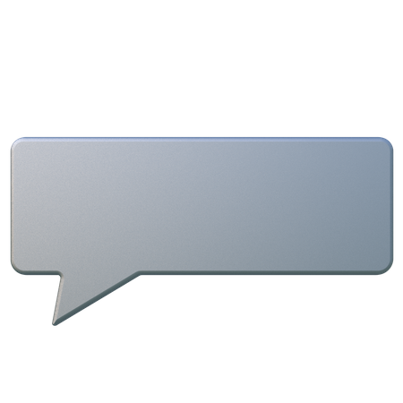 Chat Bubble  3D Icon
