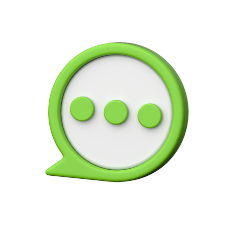 Chat Bubble  3D Icon