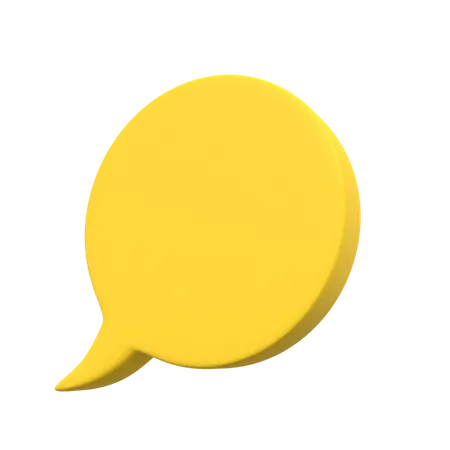 Chat Bubble  3D Illustration