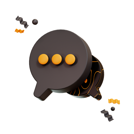 Chat Bubble  3D Illustration