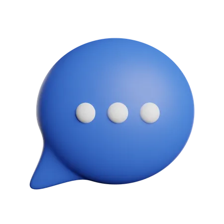 Chat Bubble  3D Illustration