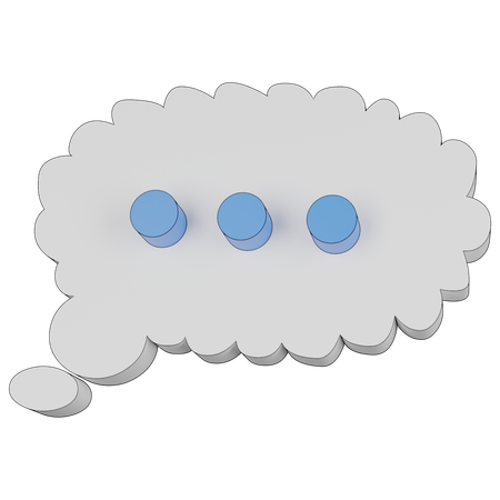 Premium Alert Chat Bubble 3D Illustration download in PNG, OBJ or Blend  format