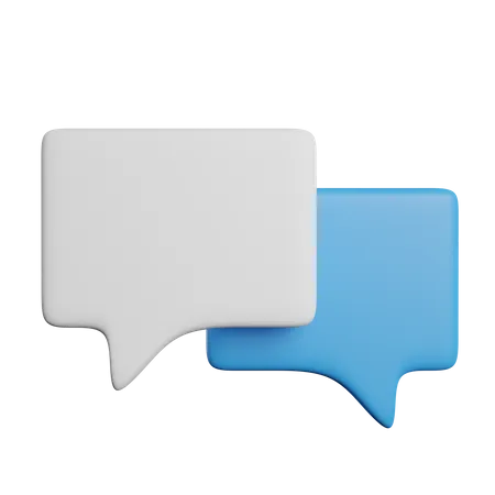 Speech Buble Chat Conversation 3D Icon