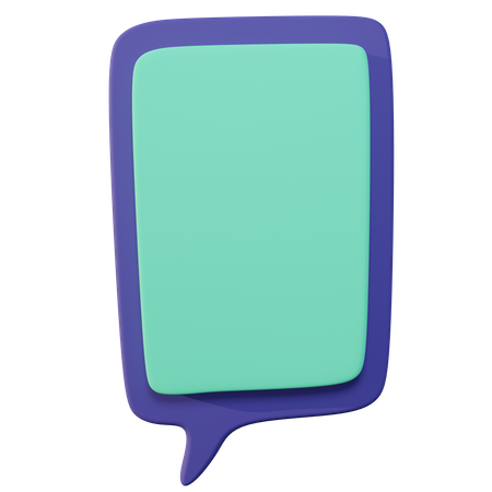 Chat Bubble  3D Icon