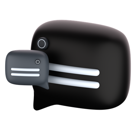 Chat Bubbles  3D Icon