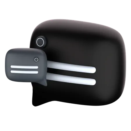 Chat Bubbles  3D Icon