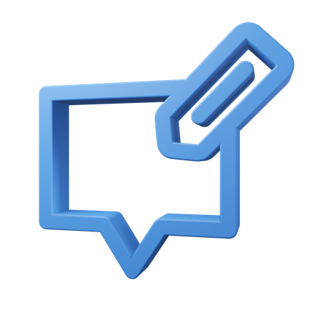 Chat bubbles  3D Icon