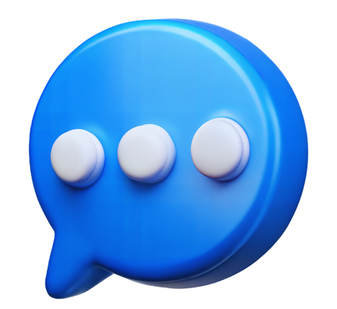 Bulle de discussion  3D Icon