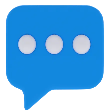 Bulle de discussion  3D Icon