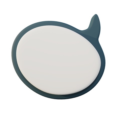 Bulle de discussion  3D Icon