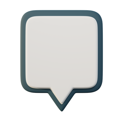 Bulle de discussion  3D Icon