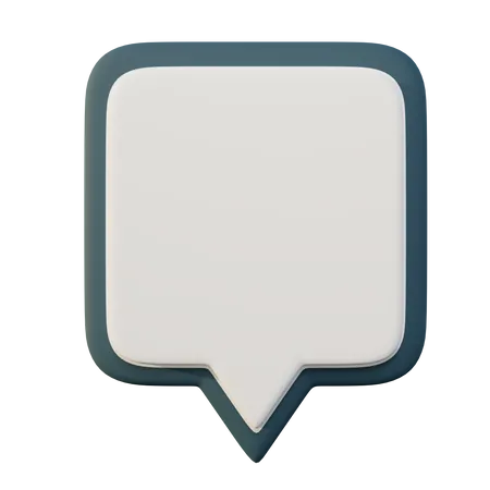 Bulle de discussion  3D Icon