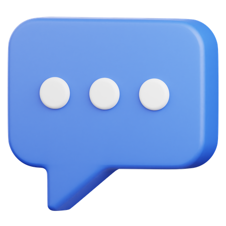 Bulle de discussion  3D Icon