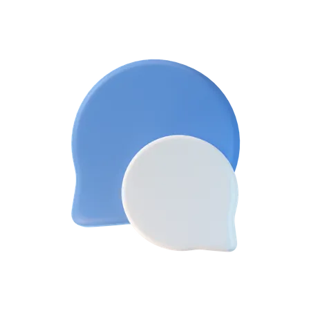 Bulle de discussion  3D Icon