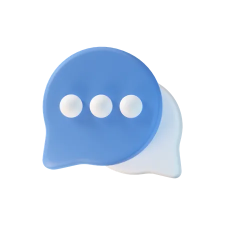 Bulle de discussion  3D Icon