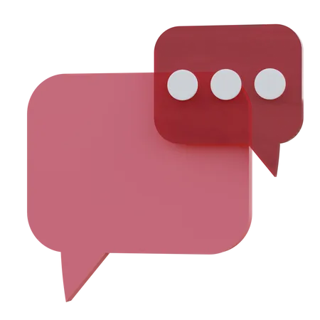 Bulle de discussion  3D Icon