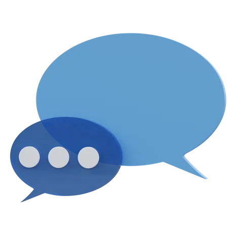 Bulle de discussion  3D Icon