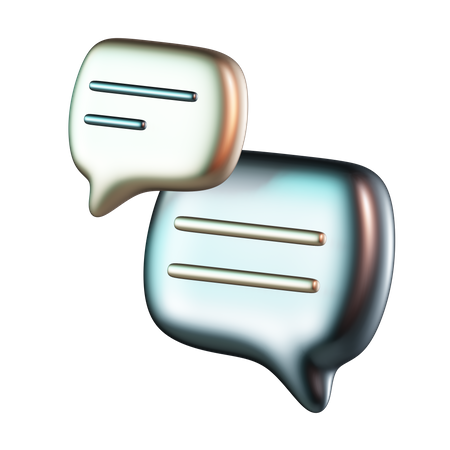 Bulle de discussion  3D Icon