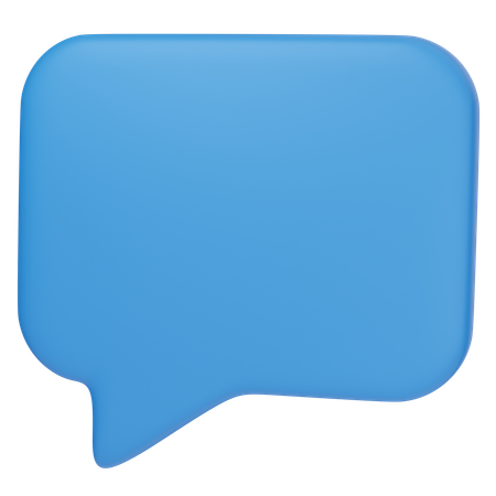 Discussion carrée  3D Icon