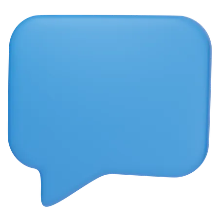 Discussion carrée  3D Icon