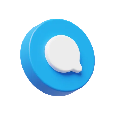 Chat Comment  3D Icon