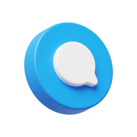 Chat Comment  3D Icon