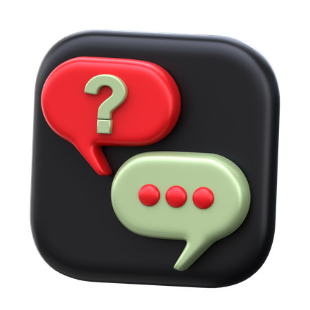 Chat Communication  3D Icon