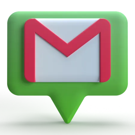 Correo de chat  3D Icon