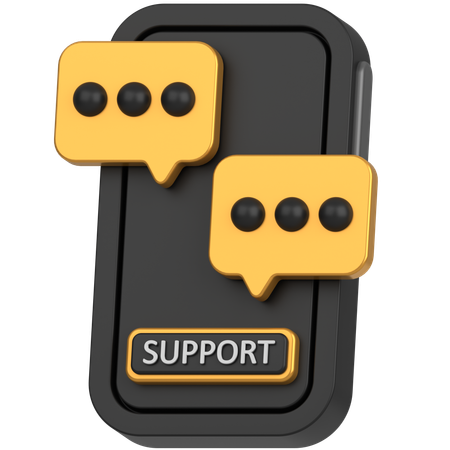Chat d'assistance  3D Icon