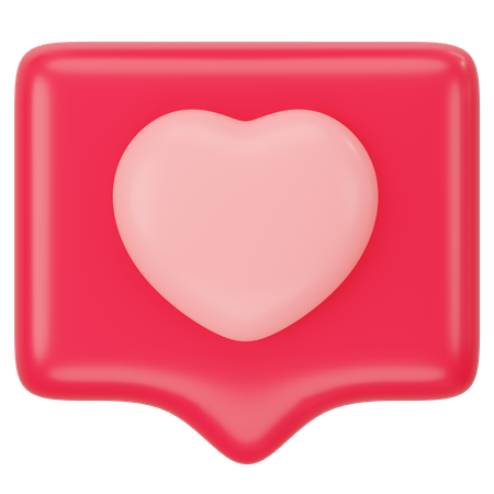 Charla de amor  3D Icon