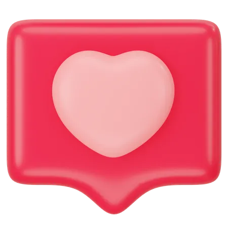 Charla de amor  3D Icon