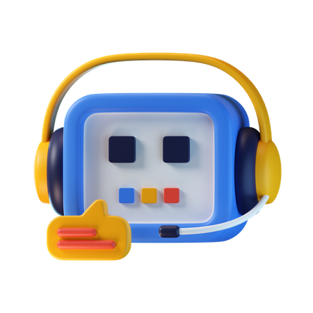 Chat de robots  3D Icon