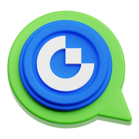 Chat de token de puerta  3D Icon