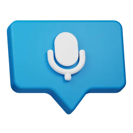 Chat de voz  3D Icon