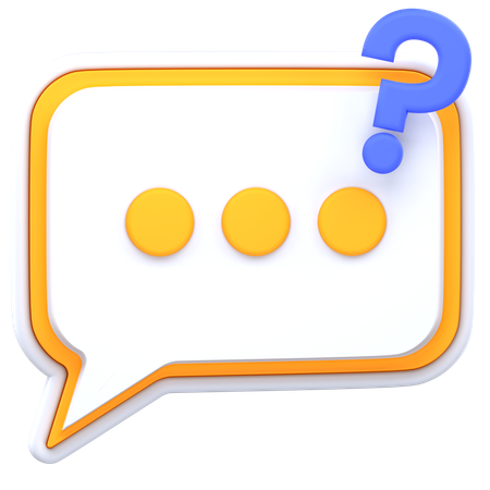 Chat desconocido  3D Icon