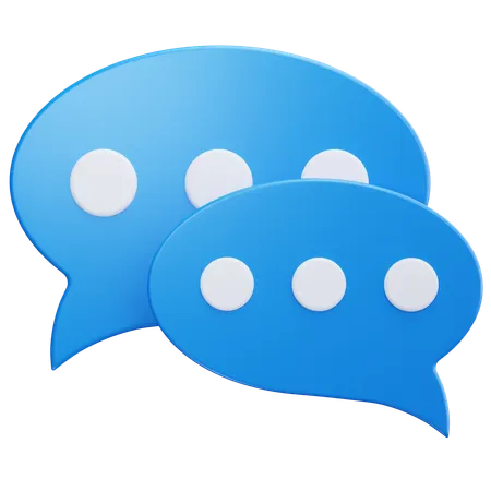 Chat Dialog  3D Icon