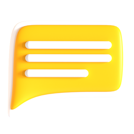 Chatten und Tippen  3D Icon