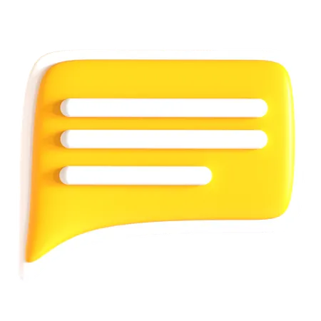 Chatten und Tippen  3D Icon