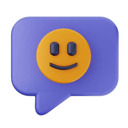 Discuter avec des emoji  3D Icon