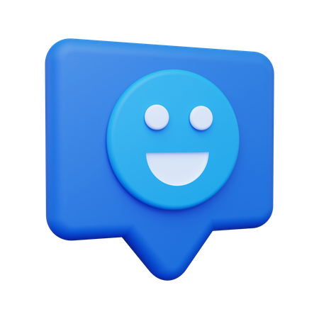 Chat Emoji  3D Icon