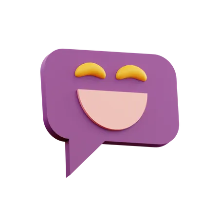 Chat Emoji  3D Illustration