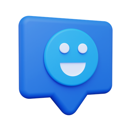 Chat Emoji 3D Illustration