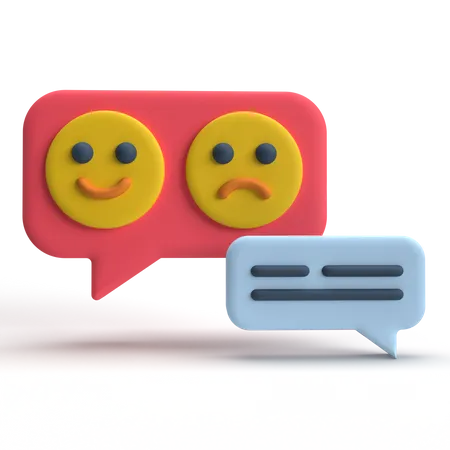 Chat Emojis  3D Icon