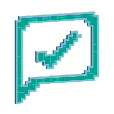 Chat envoyé  3D Icon