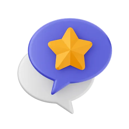 Chat Favorite  3D Icon