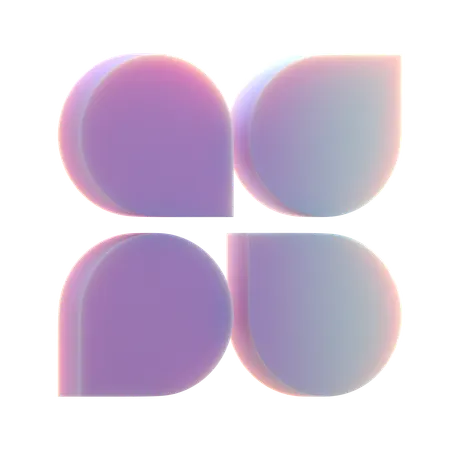 Chat Flower 2  3D Icon