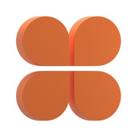 Chat Flower  3D Icon