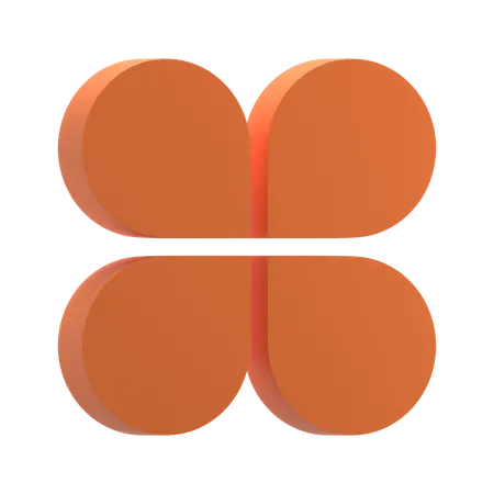 Chat Flower  3D Icon